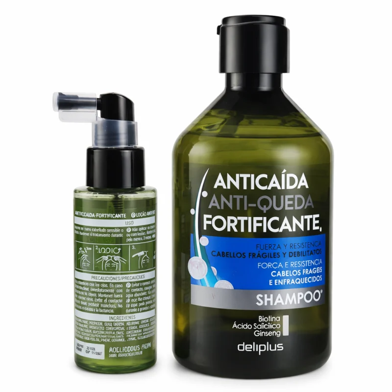 شامبو ضد تساقط الشعر Deliplus Anticaída + سيروم إسباني أفضل علاج تساقط الشعر في المغرب