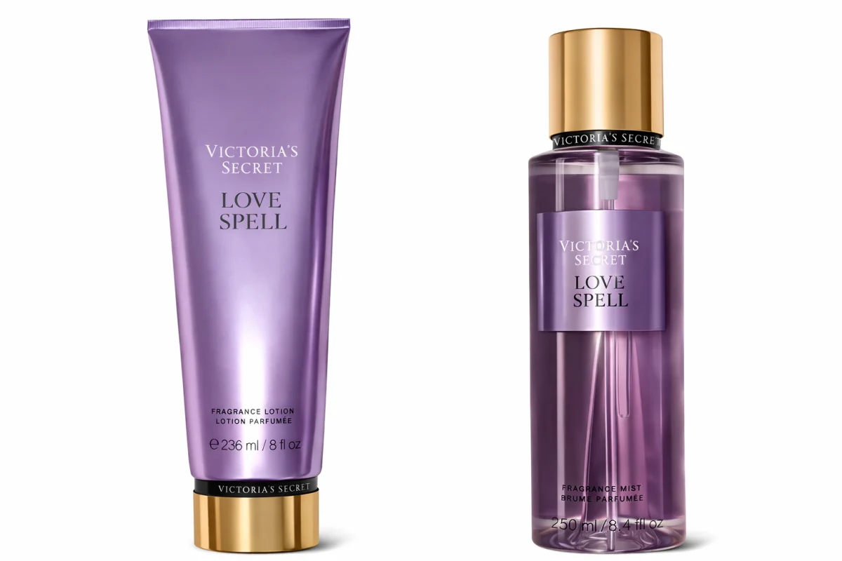 باك ڤيكتوريا سيكريت لوف سبيل 2 في 1 معطر + لوشن مرطب