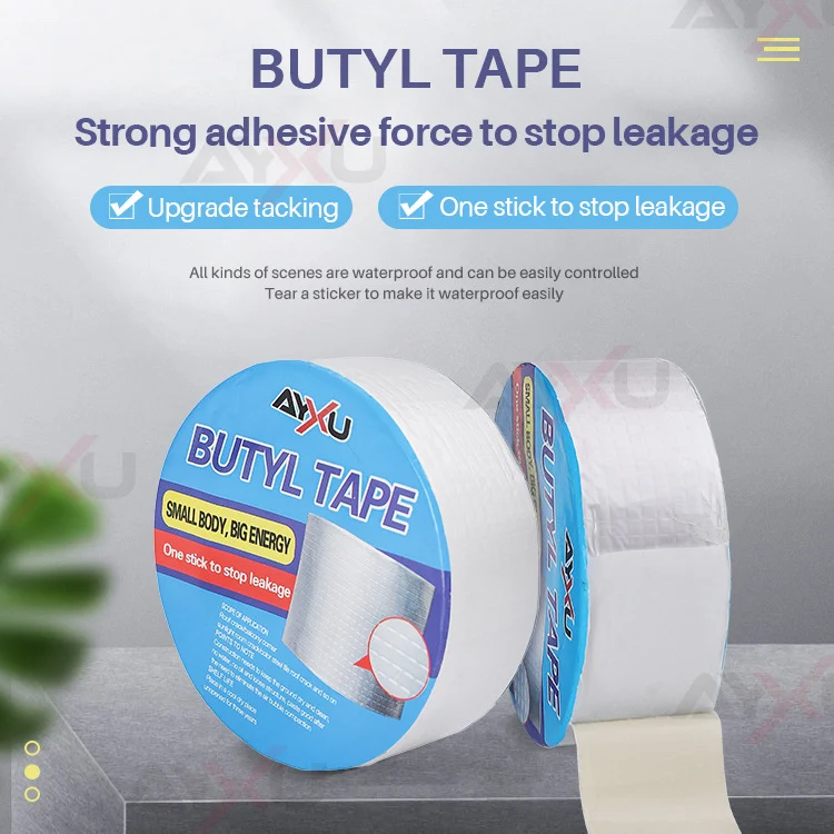 Glo butly type شريط مطاطي بوتيل مقاوم للماء