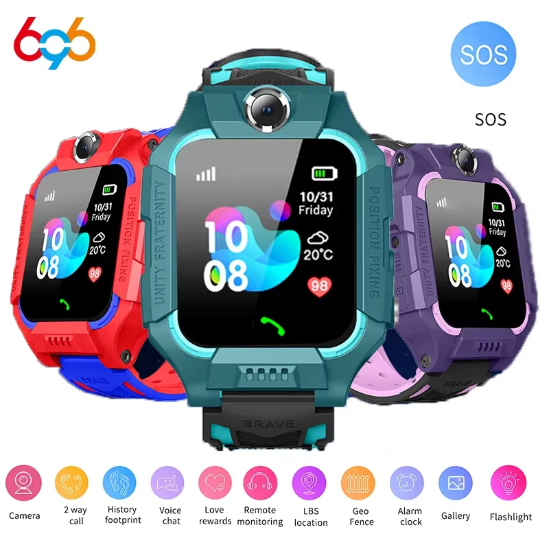 Smart Watch for Kids ساعة ذكية للأطفال مقاومة للماء