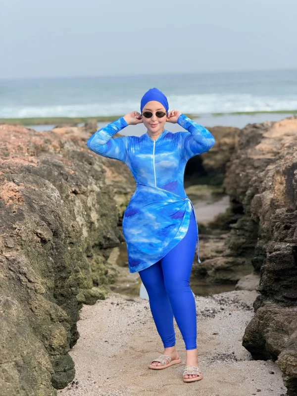 Burkini Skylar ملابس سباحة – تصميم أنيق وحرية الحركة